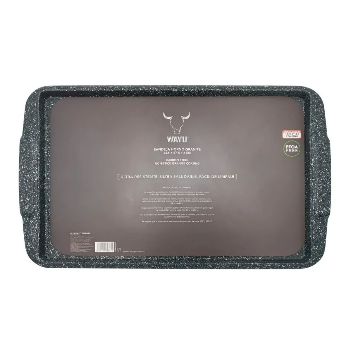 WAYU - BANDEJA HORNO ANTIADHERENTE GRANITE WAYU