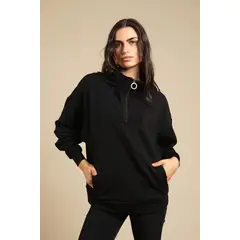 MALISHOP - Half Zip Pullover Phantom