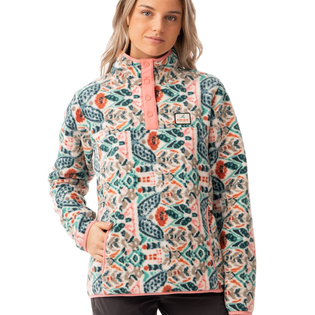 ANDESGEAR - Polar Mujer Panguipulli Verde Andesgear