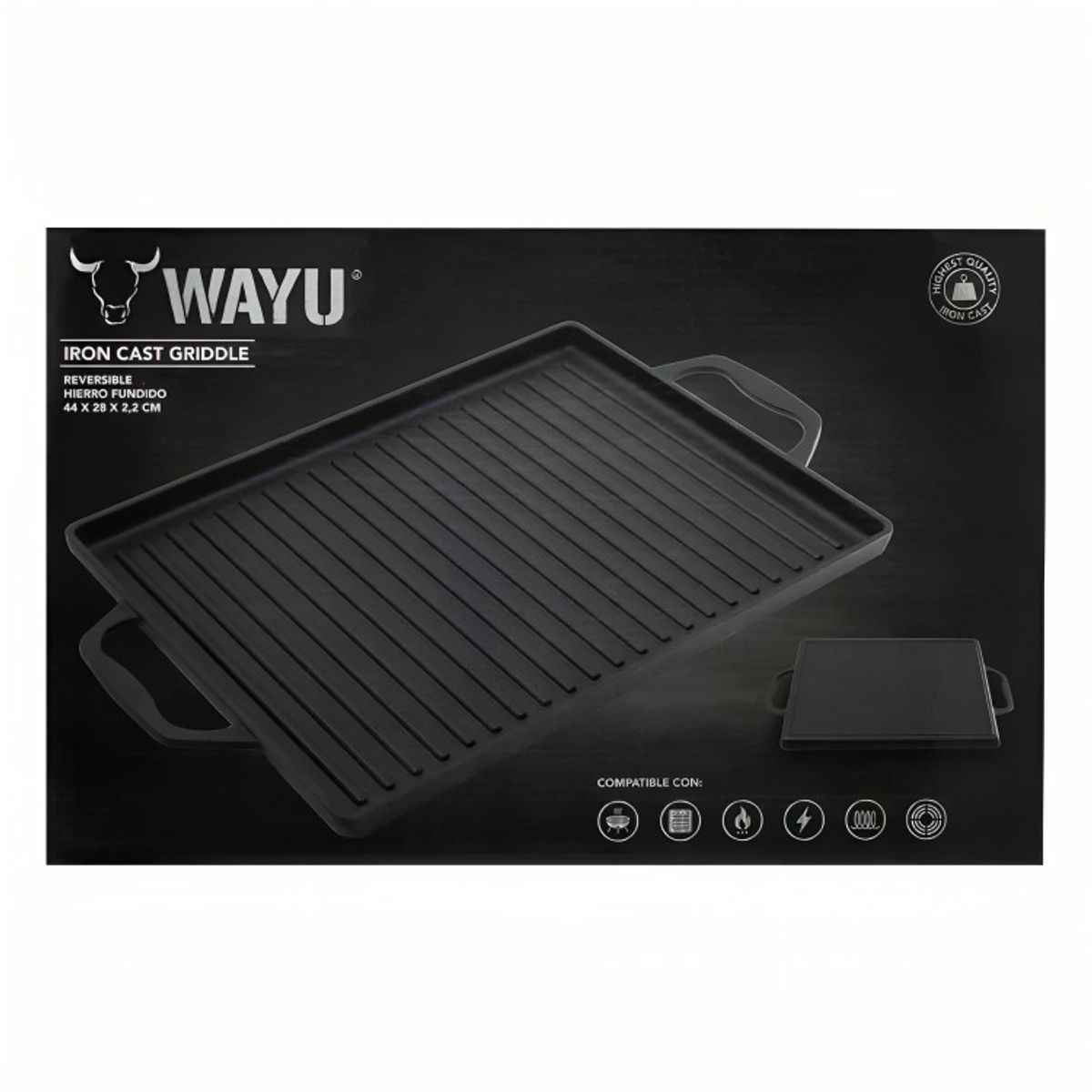 WAYU - PLANCHA AZAS IRON CAST WAYU