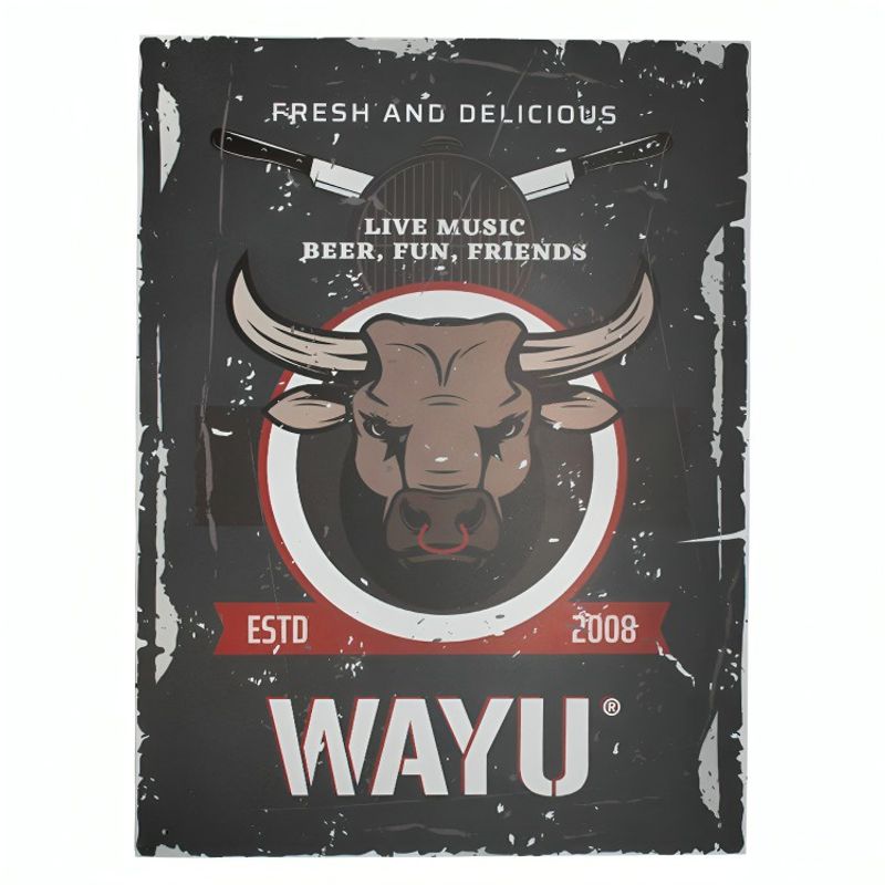 WAYU - CUADRO DECO TORO  4030CM WAYU