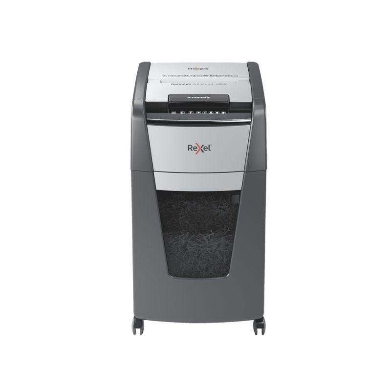 REXEL - Trituradora Auto+225X P4 (4x26mm) papelero 60L /55dBa