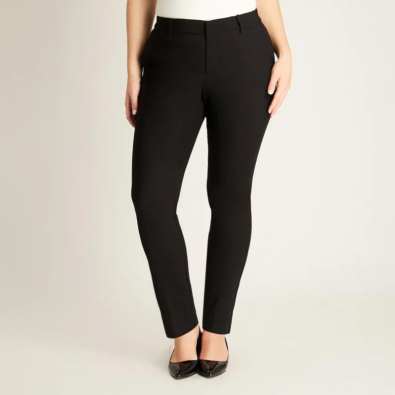 LORENZO DI PONTTI - Pantalón Formal Slim Negro
