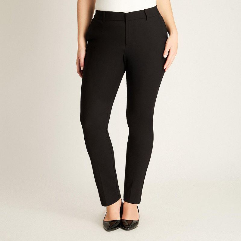 LORENZO DI PONTTI - Pantalón Formal Slim Negro