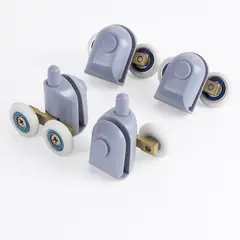 GENERICO - RUEDAS SHOWER DOOR 2 CARROS DOBLES SUPERIOR