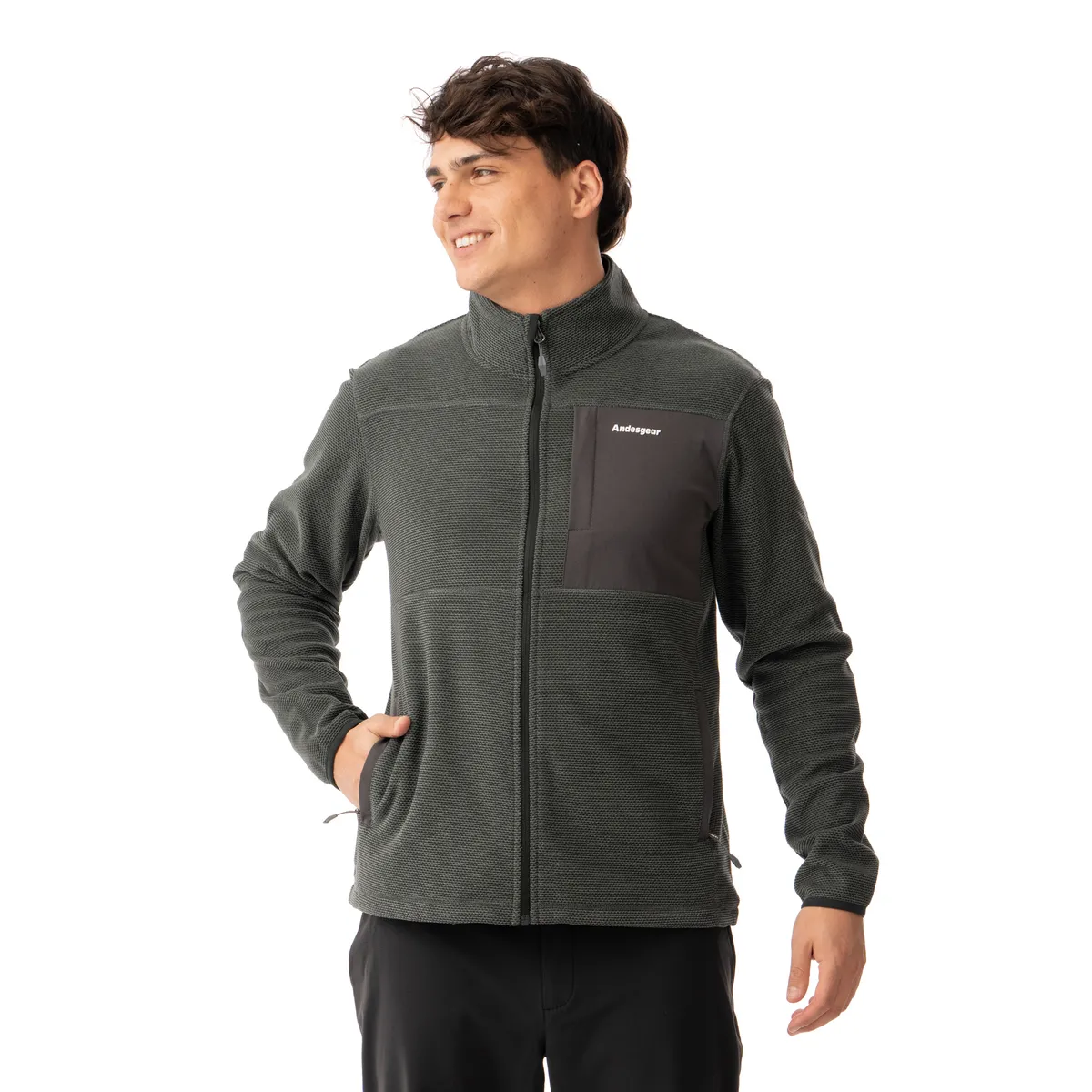 ANDESGEAR - Polar Hombre Andesgear Ranco Verde