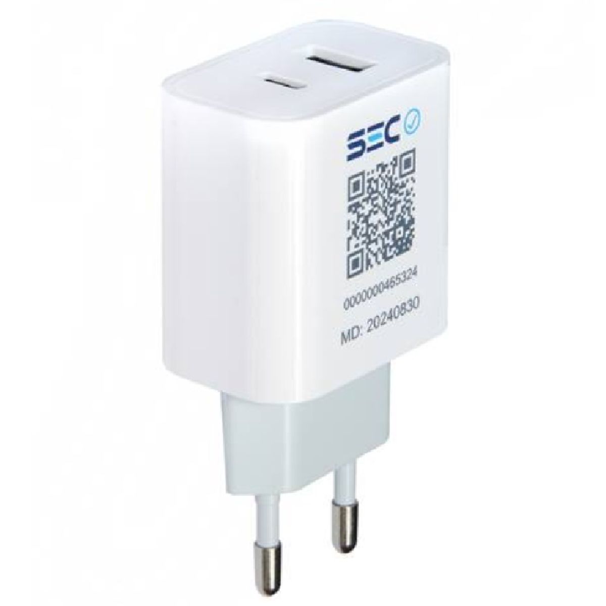Cargador Usb C Y Usb Carga Rápida 20w + Cable Certificado Sec, marca TECMASTER - Foto Principal