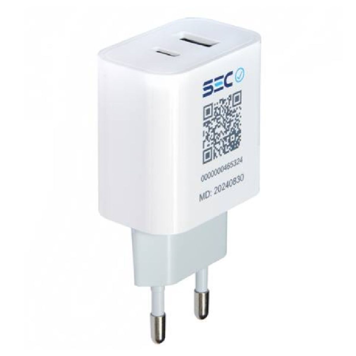 Cargador Usb C Y Usb Carga Rápida 20w + Cable Certificado Sec, marca TECMASTER - Foto Principal