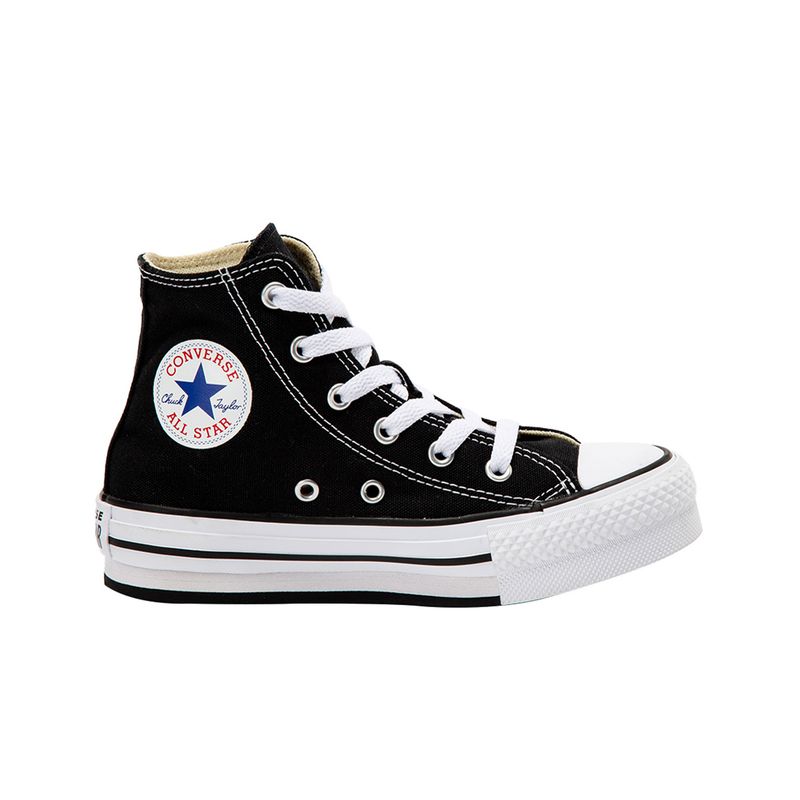 CONVERSE - Zapatilla Converse Chuck Taylor Eva Lift Junior Negro