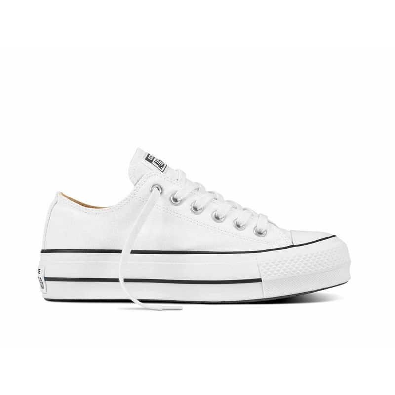 CONVERSE - Zapatilla Converse Chuck Taylor Plataforma Mujer Blanco