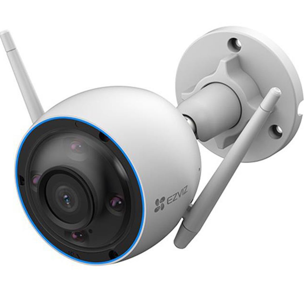 EZVIZ - Camara Wifi Ezviz H3 2K IA Sirena Y Luz 28mm - Blanco
