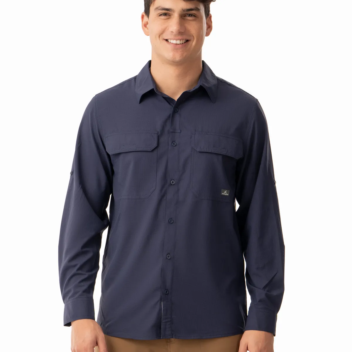 ANDESGEAR - Camisa Hombre Rupanco Ls Azul Andesgear