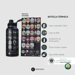 ATAKAMA OUTDOOR - Botella Agua 1lt Térmica Tesoros de Chile
