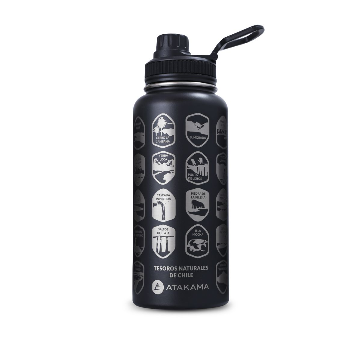 ATAKAMA OUTDOOR - Botella Agua 1lt Térmica Tesoros de Chile Atakama Outdoor