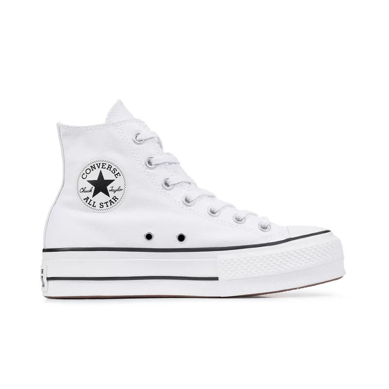 CONVERSE - Zapatilla Converse Chuck Taylor Hi Plataforma Mujer Blanco