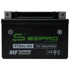 GENERICO - Bateria Moto Ytx4l-bs Btx4l Htx4l Activada Seipro 12v 4ah
