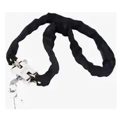 GENERICO - Candado Cadena Para Motos Bicicleta 120mm Color Negro