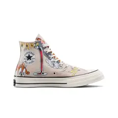 CONVERSE - Zapatilla Unisex Chuck 70 Hi Tom Y Jerry Beige