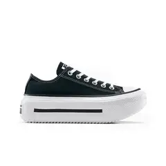 CONVERSE - Zapatillas Urbanas Mujer Double Stack Negro