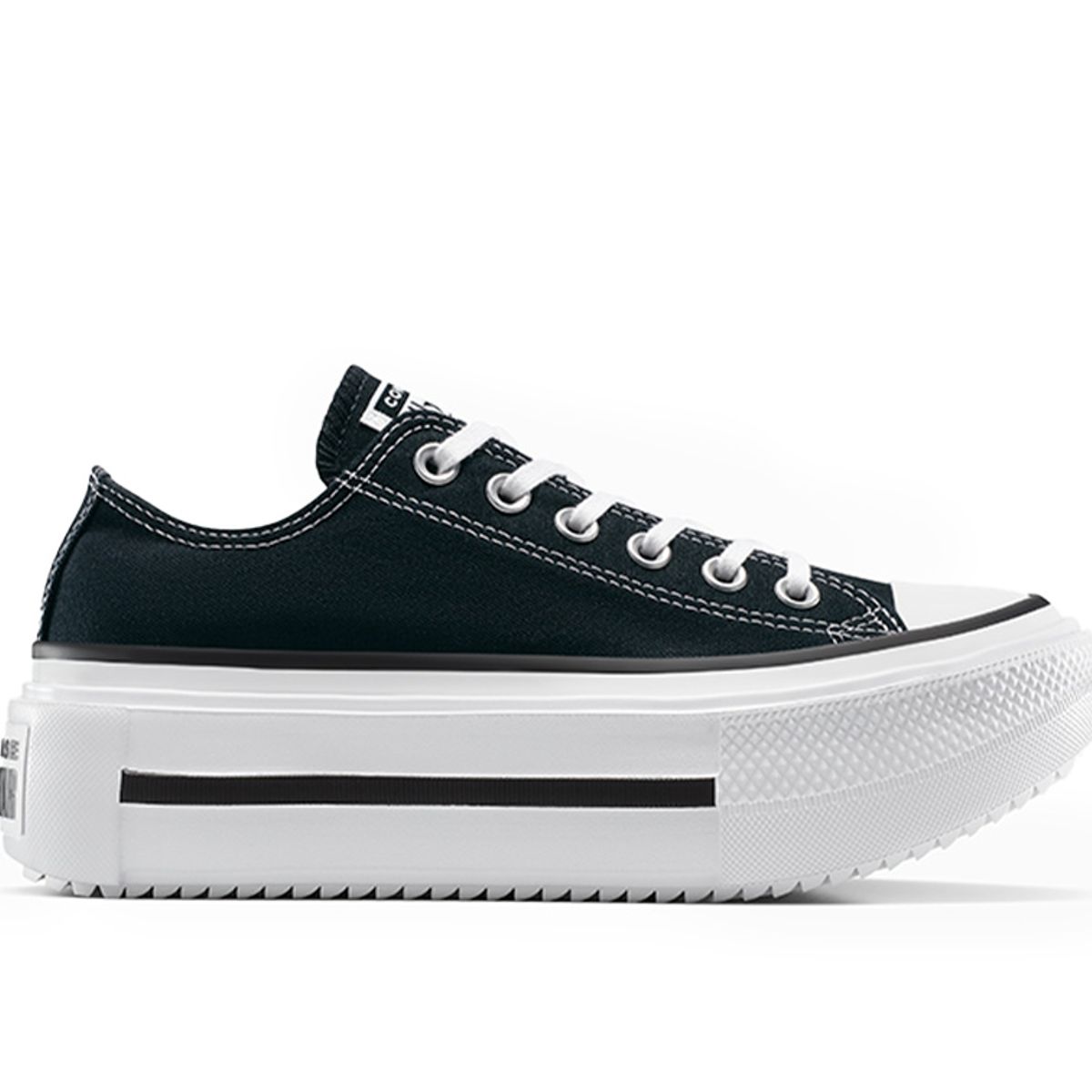 CONVERSE - Zapatillas Urbanas Mujer Converse Double Stack Negro