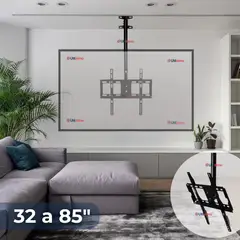 LINE - Soporte TV 32 a 85 Pulgadas 68Kg Soporte TV Pared Techo Ajustable
