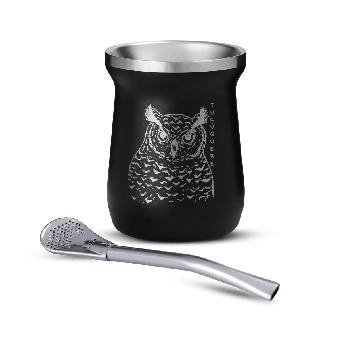 ATAKAMA OUTDOOR - Mate Inoxidable Atakama Outdoor - 160 ml - Incluye Bombilla