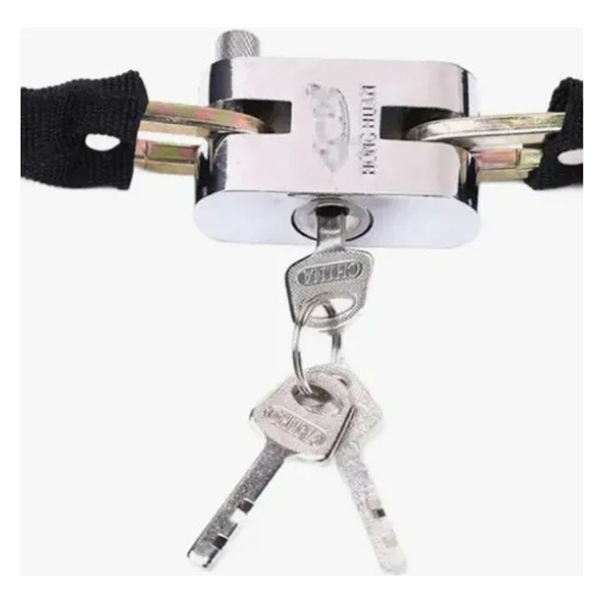 GENERICO - Cadena Seguridad - Candado Cadena Para Motos Bicicleta 150mm