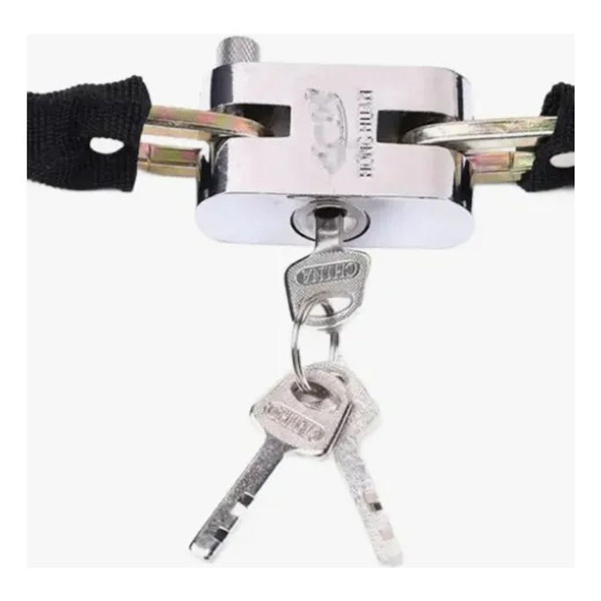 GENERICO - Cadena Seguridad - Candado Cadena Para Motos Bicicleta 150mm