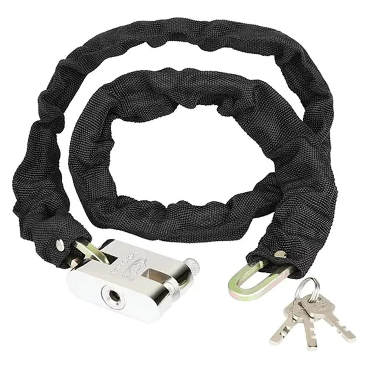 GENERICO - Cadena Seguridad - Candado Cadena Para Motos Bicicleta 150mm