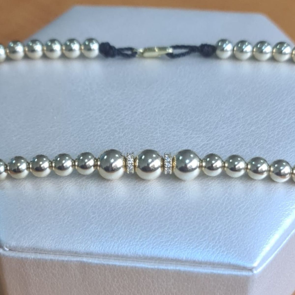 GENERICO - Gargantilla con circonias oro laminado 18k