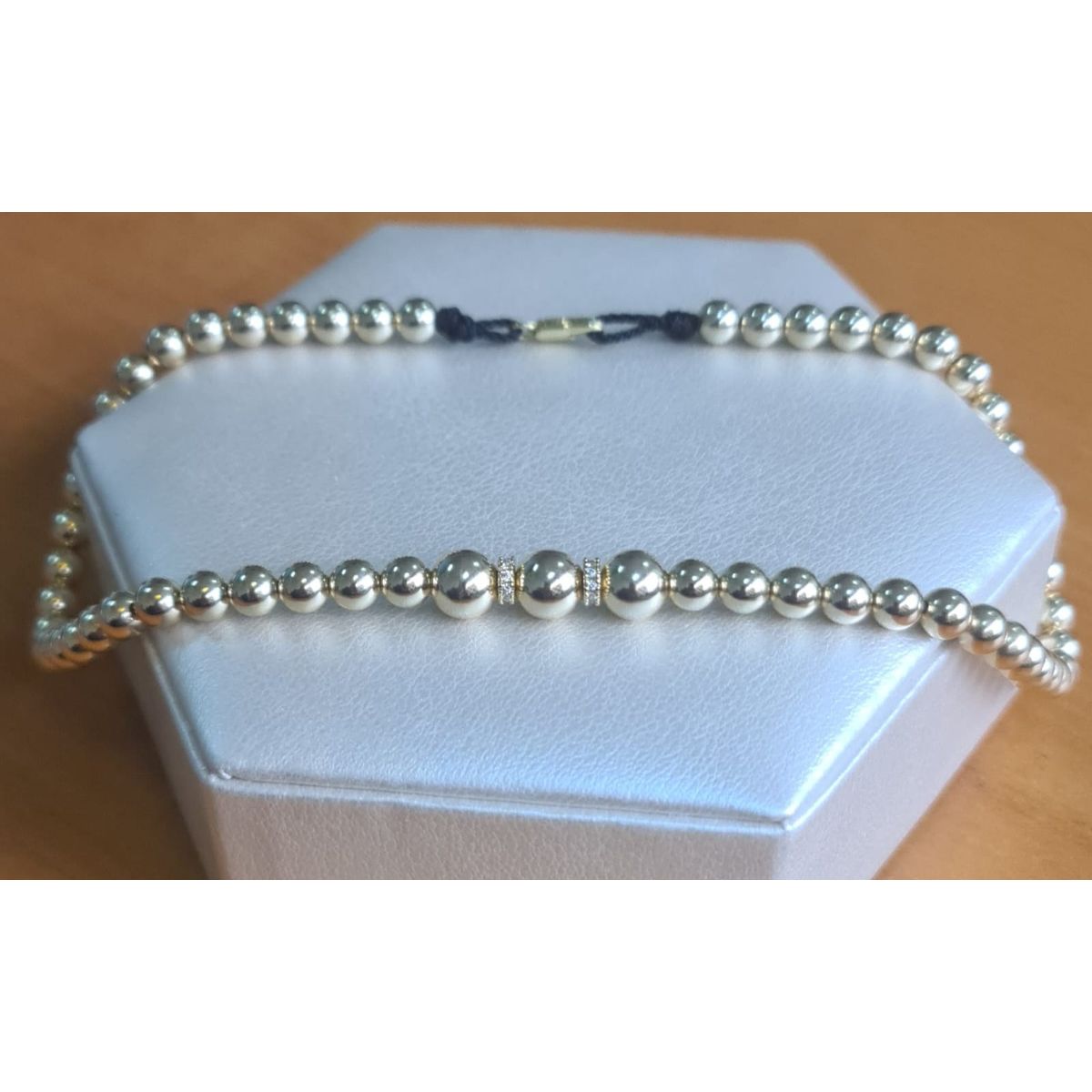 GENERICO - Gargantilla con circonias oro laminado 18k