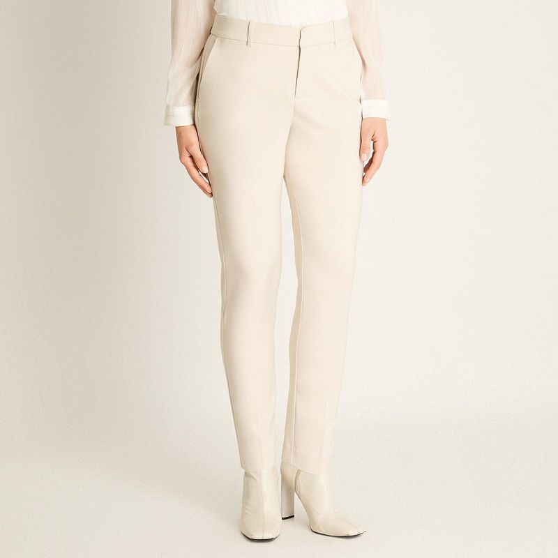 LORENZO DI PONTTI - Pantalón Formal Arena Corte Slim