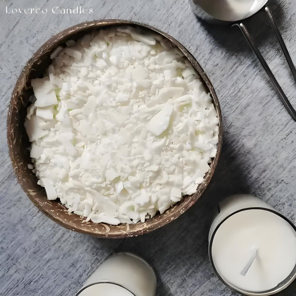 OKAY - Cera De Soja Sin Humo Natural Para Velas 1kg