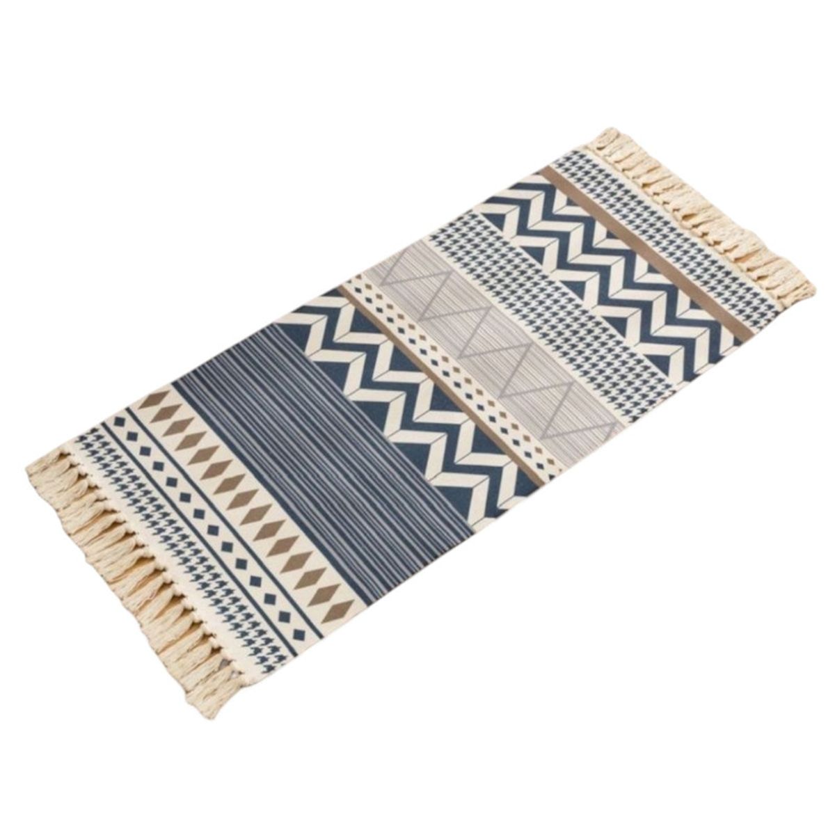 GENERICO - Bajada De cama Kelim Pasillera 130x60cm Tejidas Estampadas