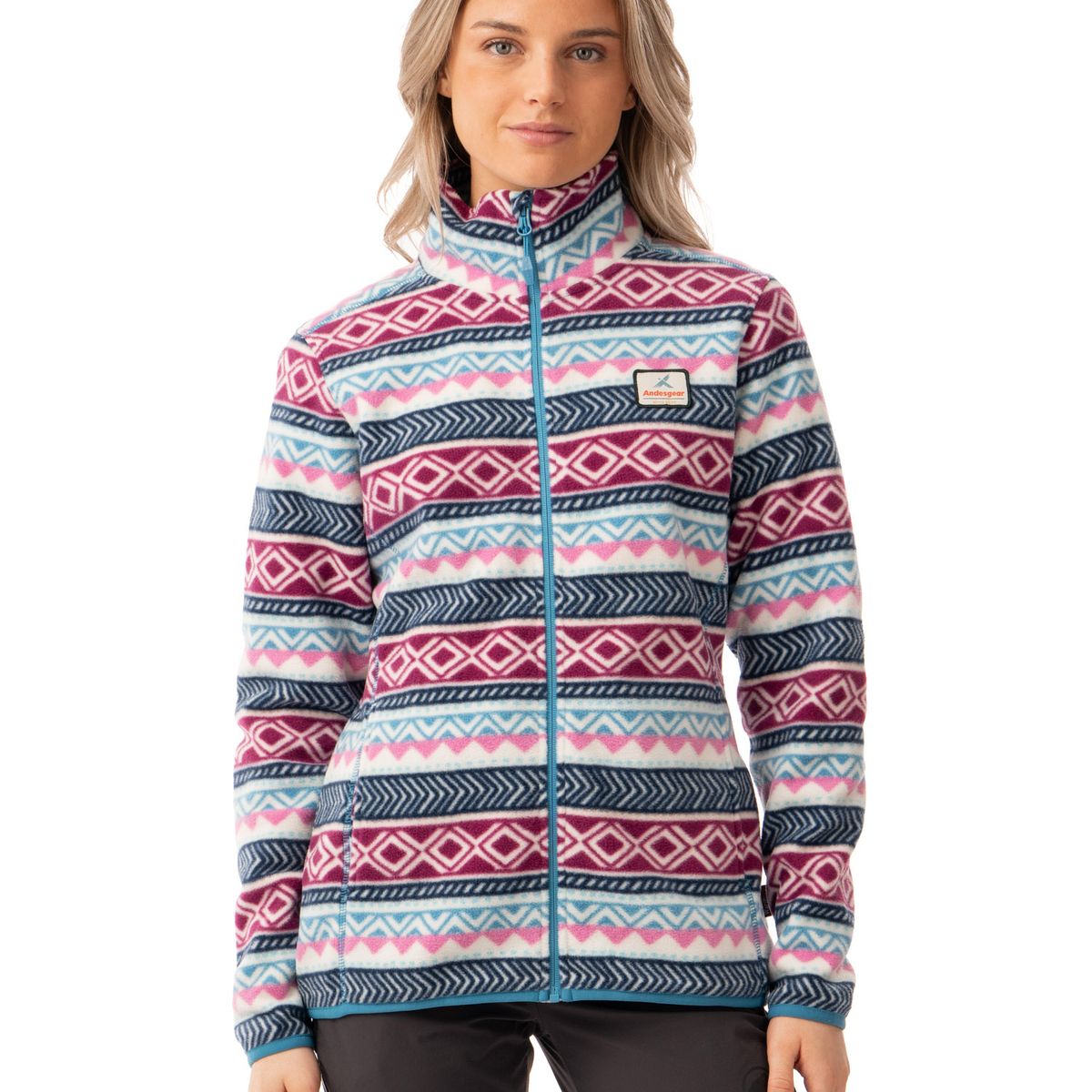 ANDESGEAR - Polar Mujer Pullao Azul Andesgear