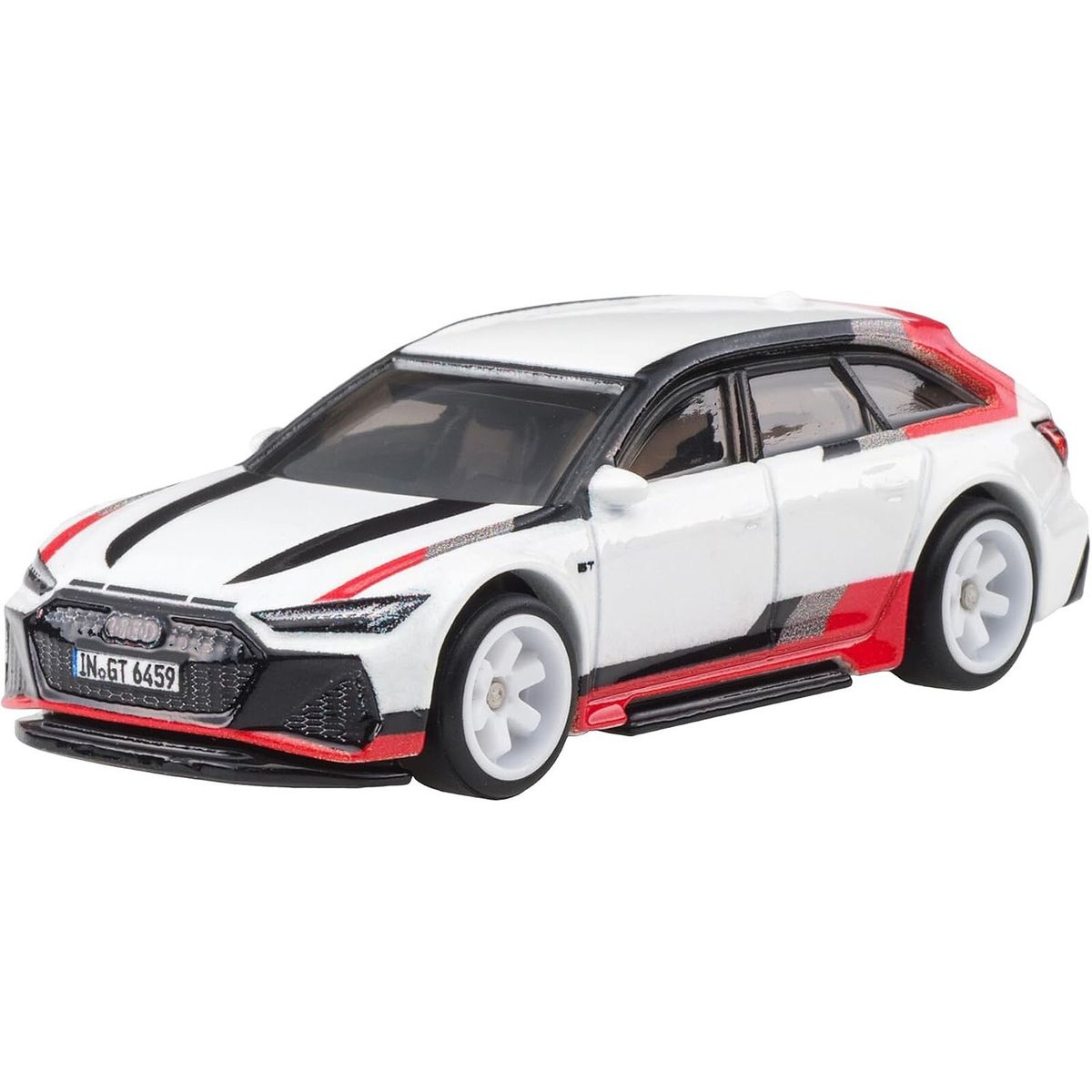 HOT WHEELS - Hot Wheels Premium Fast Wagon Audi Rs 6 Avant 1/5 Blanco