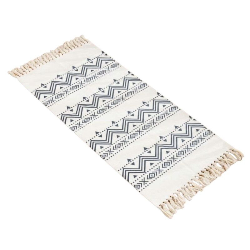 GENERICO - Bajada De cama Kelim Pasillera 130x60cm Tejidas Estampadas