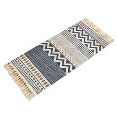 GENERICO - Bajada De cama Kelim Pasillera 130x60cm Tejidas Estampadas