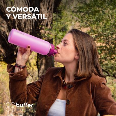 Imagen 2 del producto Termo Botella Agua Termica Acero Inox + Tapas - Vino