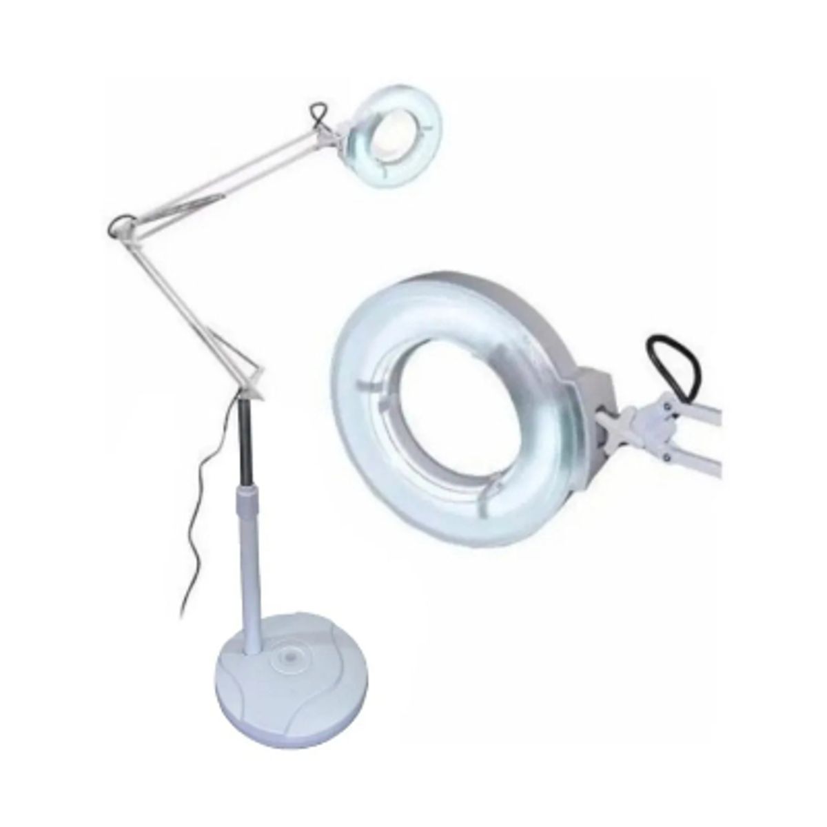 GENERICO - Lampara Lupa Con Luz Led Pedestal Rueda Cosmetologia