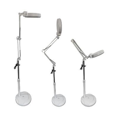 Imagen 2 del producto Lampara Lupa Con Luz Led Pedestal Rueda Cosmetologia