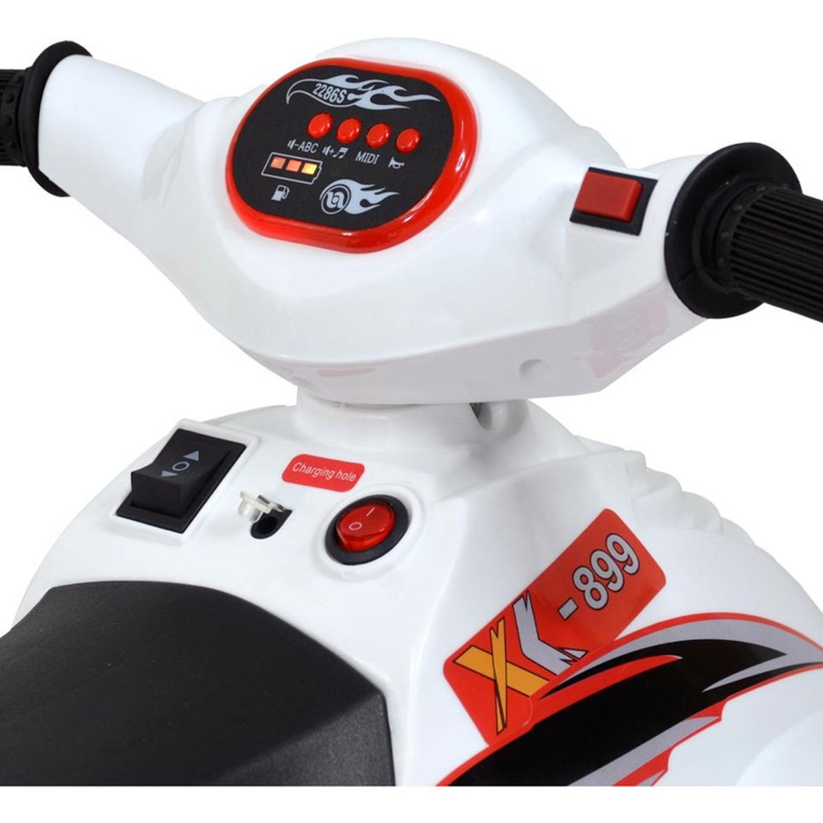 LITTLE MONKEY - Cuatrimoto Eléctrica Niños Alta Gama Musical Luz Led Colores