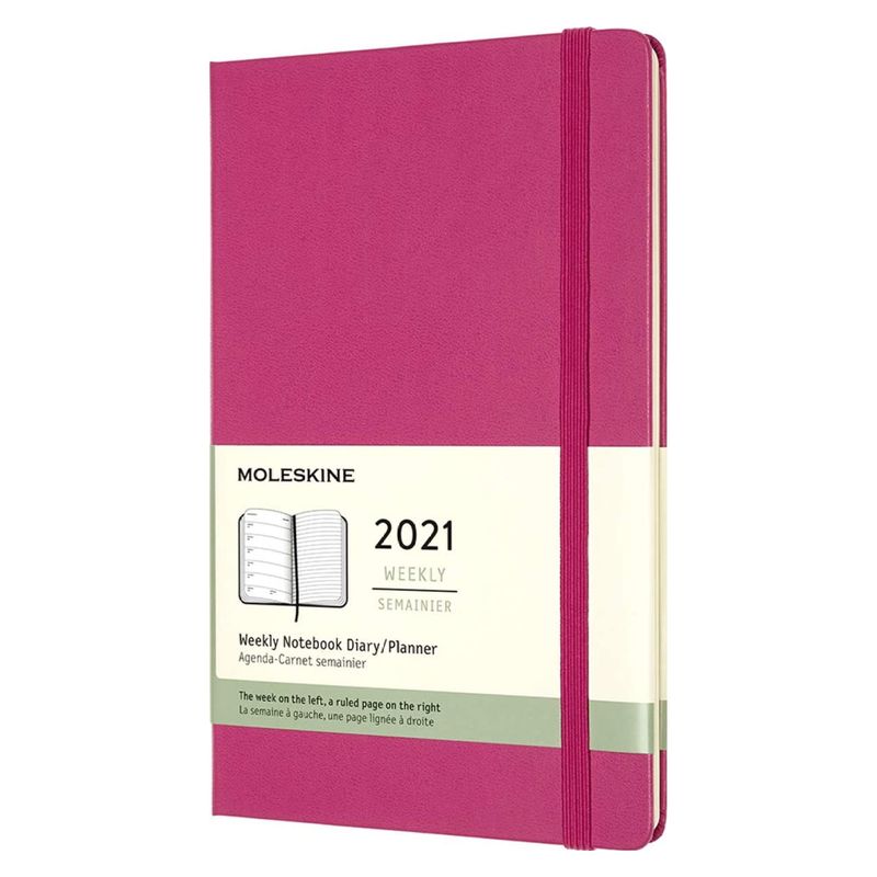 MOLESKINE - Agenda 2021/Weekly Notebook/Hc/Large/Bougainvillea