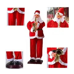 GENERICO - Viejo Pascuero Musical Saxofon 180cm Navideño Santa Papanoel