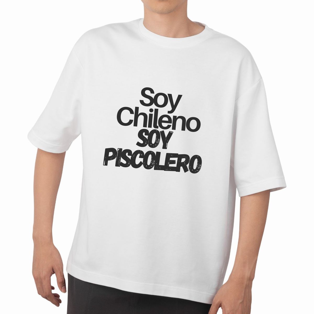 IMPRIME A TU PINTA - POLERA SOY CHILENO SOY PISCOLERO