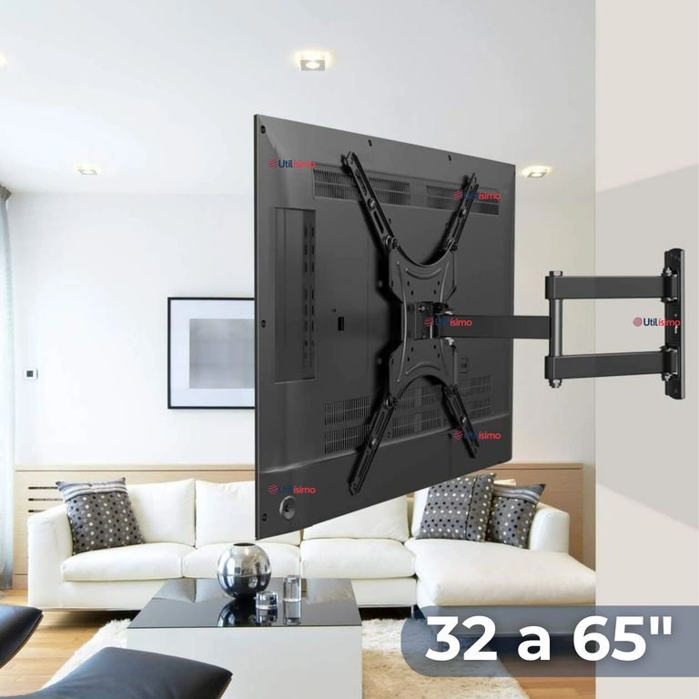 LINE Soporte TV 32 a 65 Pulgadas Con Brazo 32Kg Soporte TV de Pared