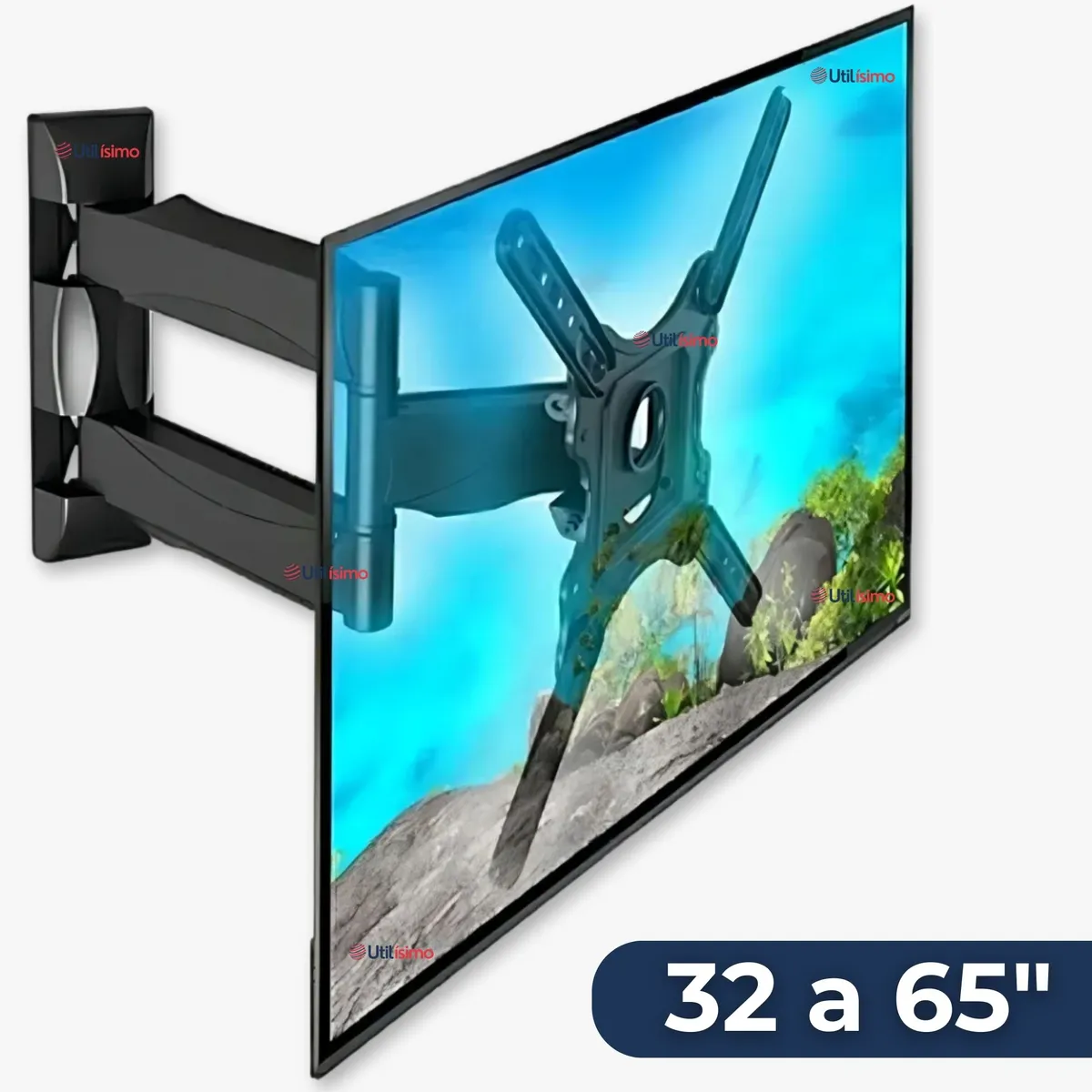 LINE - Soporte TV 32 a 65 Pulgadas Con Brazo 32Kg Soporte TV de Pared