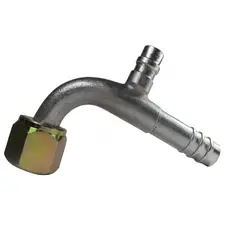GENERICO - FITTING Nro 8 - 13/32 HEMBRA 90° C/ PUERTO DE SERVICIO R134A