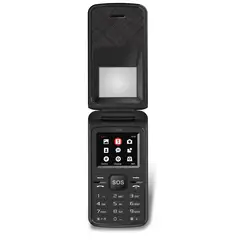 MLAB - Teléfono Senior 4G de Adulto Mayor con Boton S O S MLAB-BK