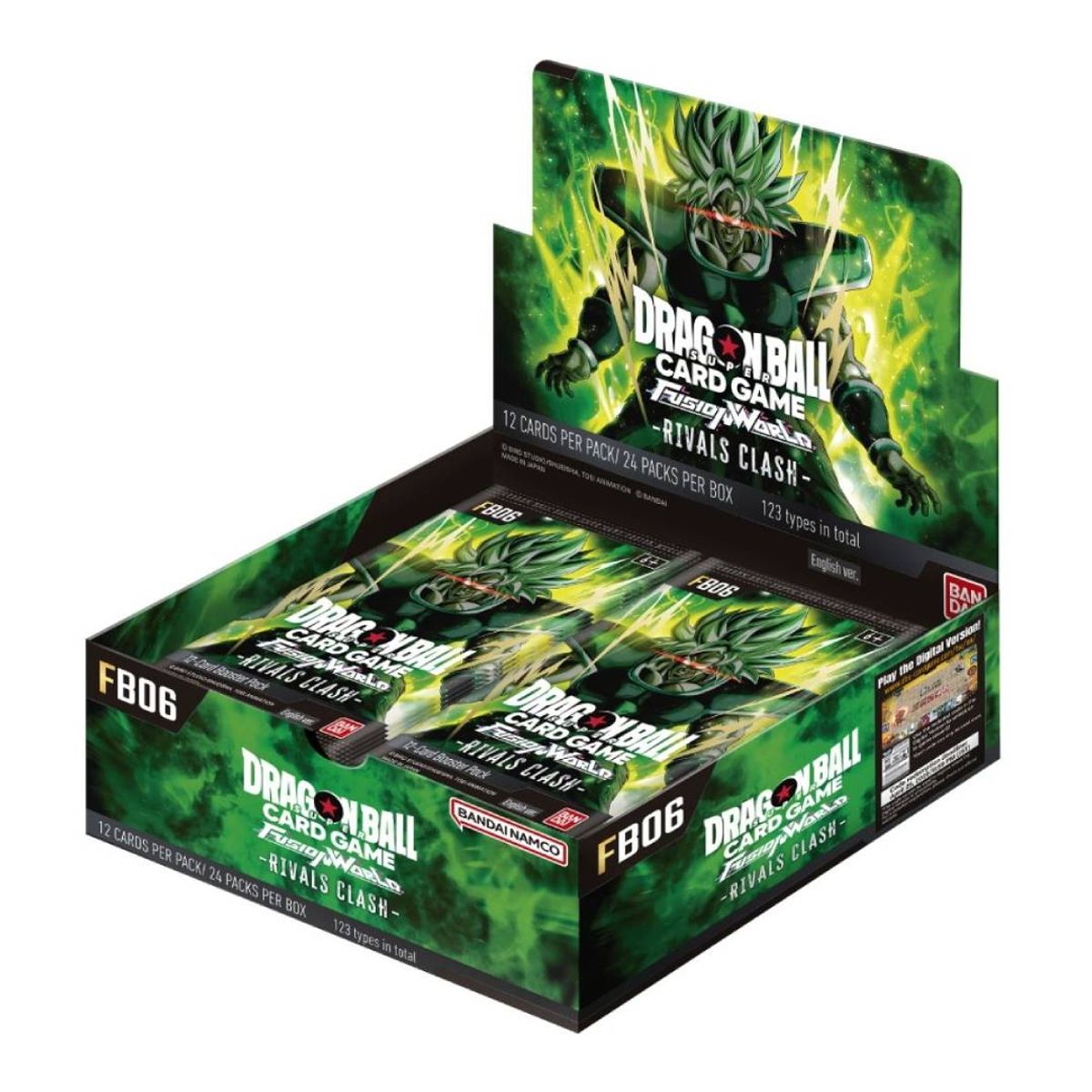 BANDAI - Dragon Ball Super Fusion World FB06 Booster Box Rivals Clash